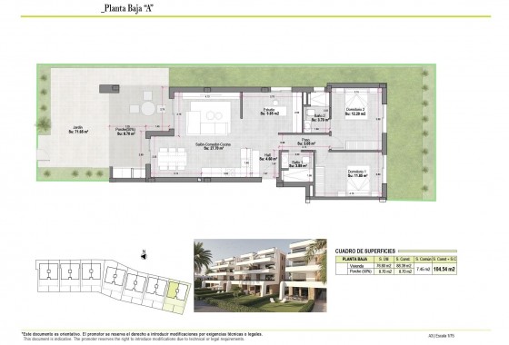 Nouvelle construction - Appartement - Alhama de Murcia - Condado de Alhama