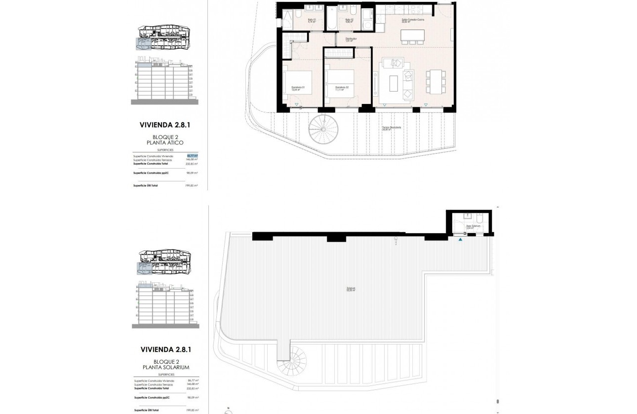 Nouvelle construction - Attique - Villajoyosa - Playa del Torres