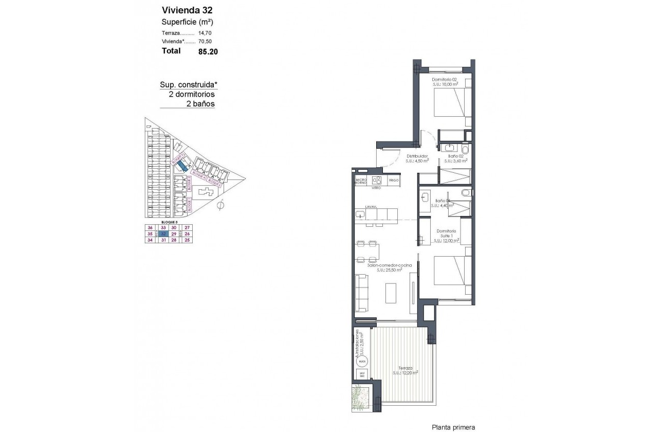 Nouvelle construction - Appartement - Los Alcázares - Serena Golf