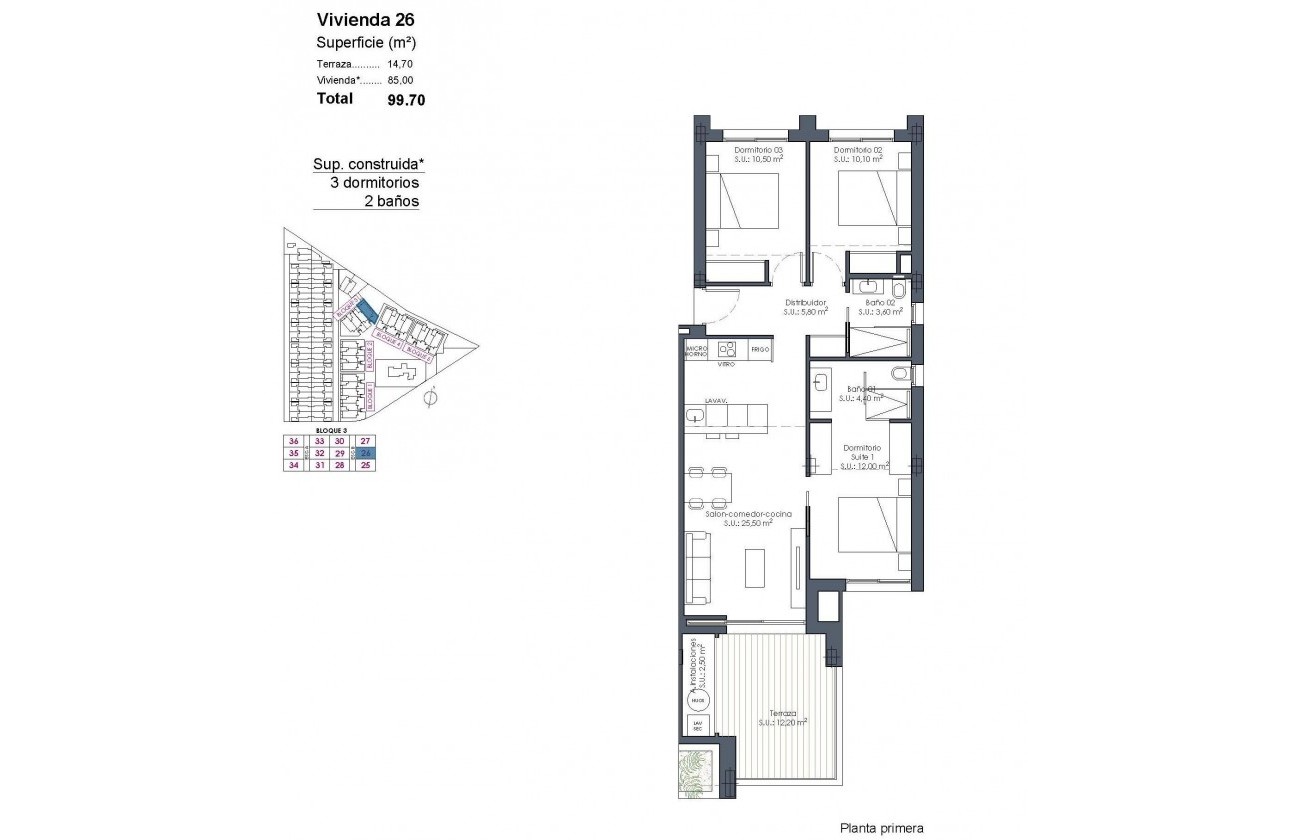 Nueva construcción  - Apartamento / piso - Los Alcázares - Serena Golf