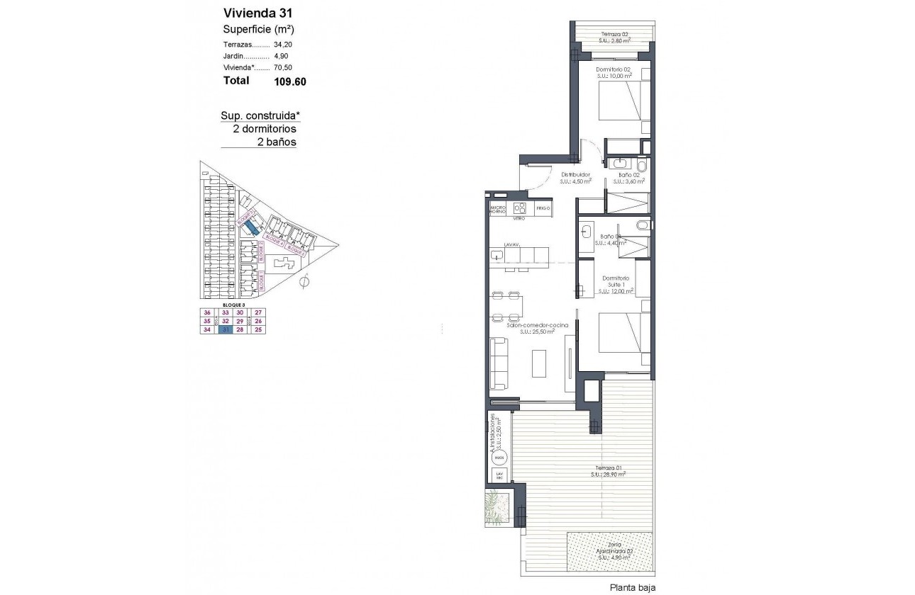 Nueva construcción  - Apartamento / piso - Los Alcázares - Serena Golf