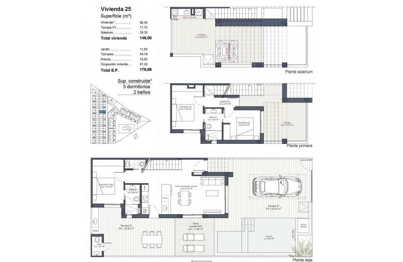 Nueva construcción  - Quad House - Los Alcázares - Serena Golf