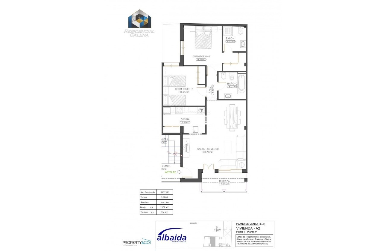 New Build - Apartment / flat - herrerías (almería)
