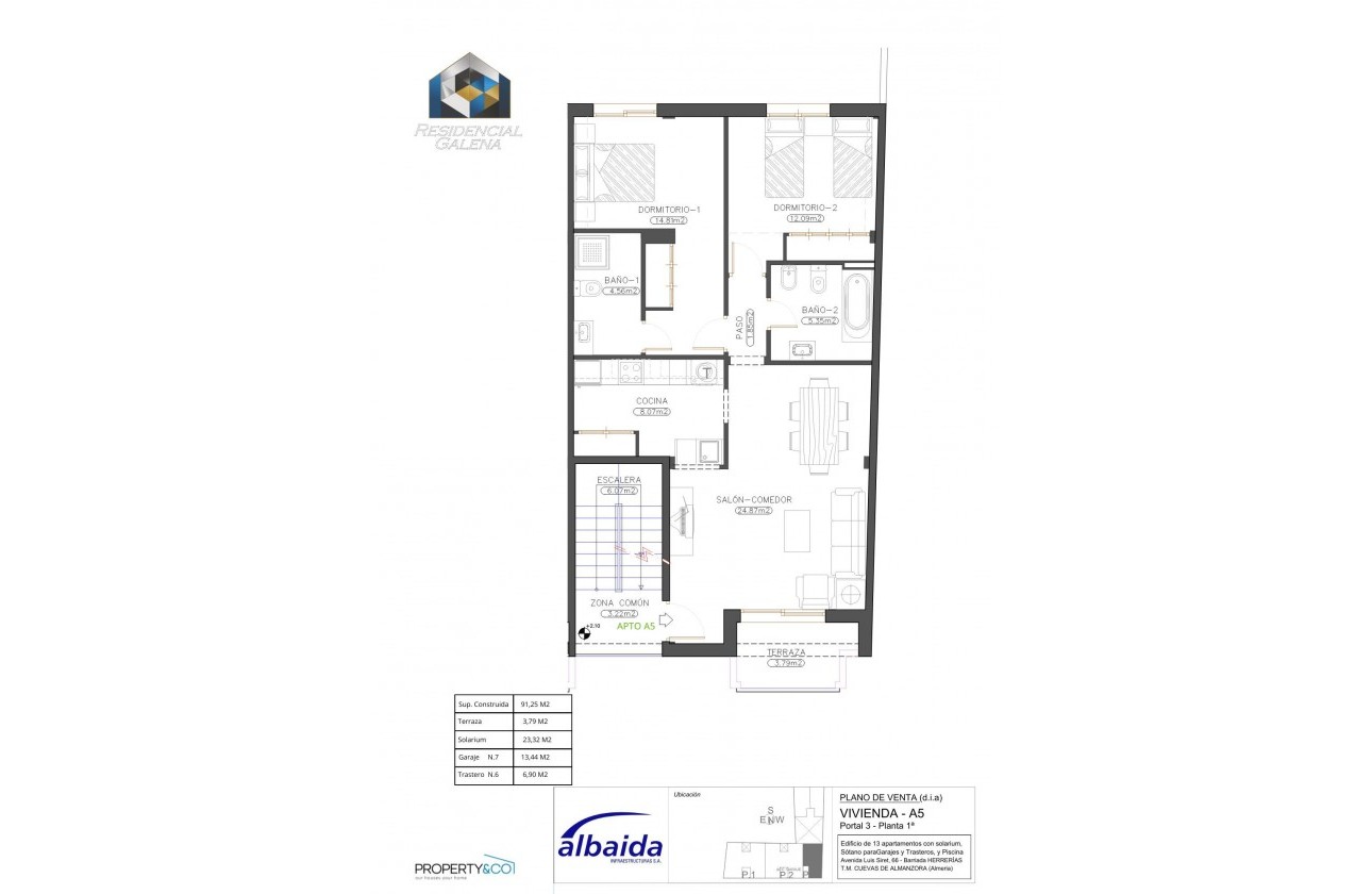 New Build - Apartment / flat - herrerías (almería)