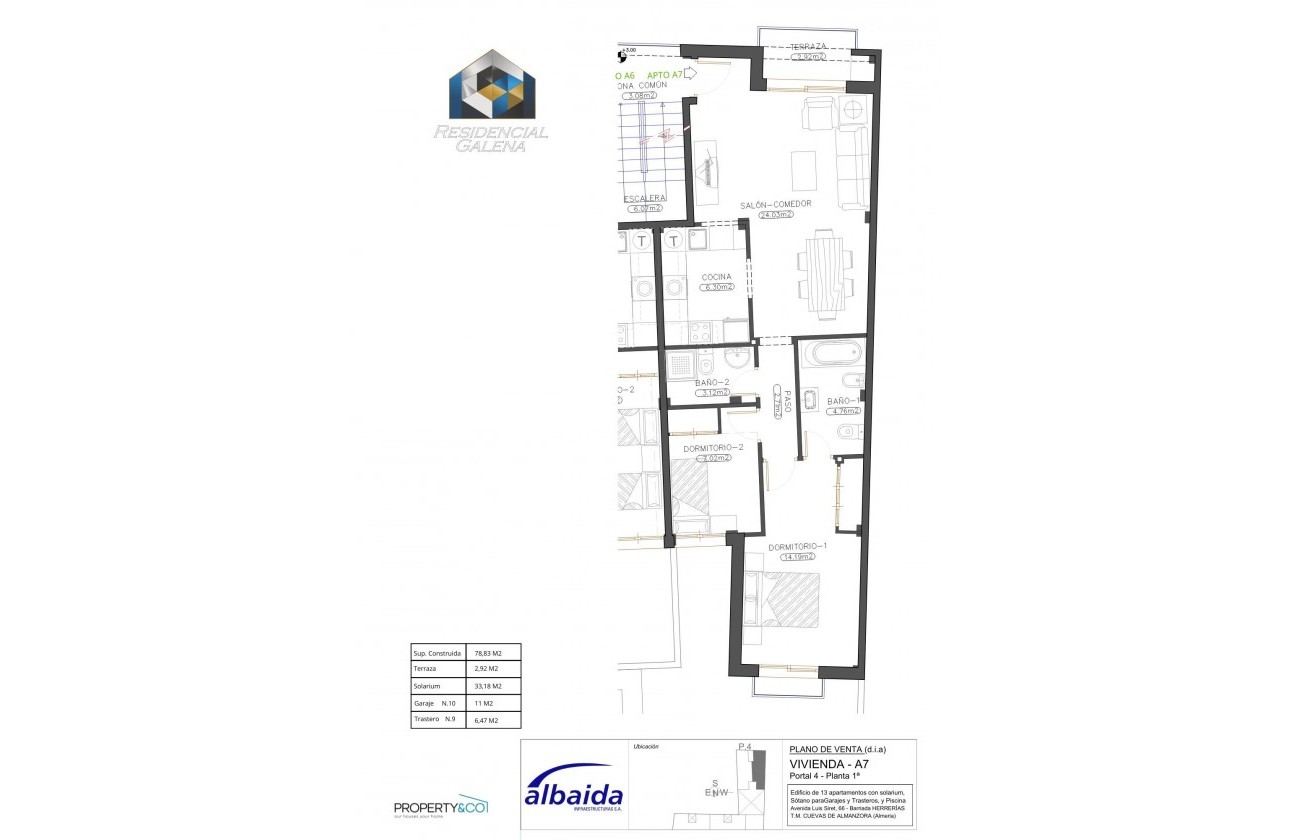 New Build - Apartment / flat - herrerías (almería)