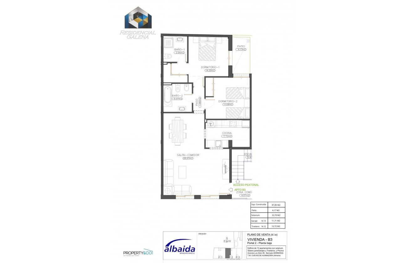 New Build - Apartment / flat - herrerías (almería)