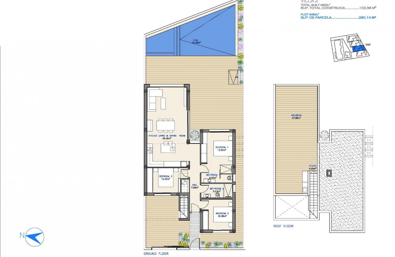 Nouvelle construction - Villa - Los Alcázares - Serena Golf