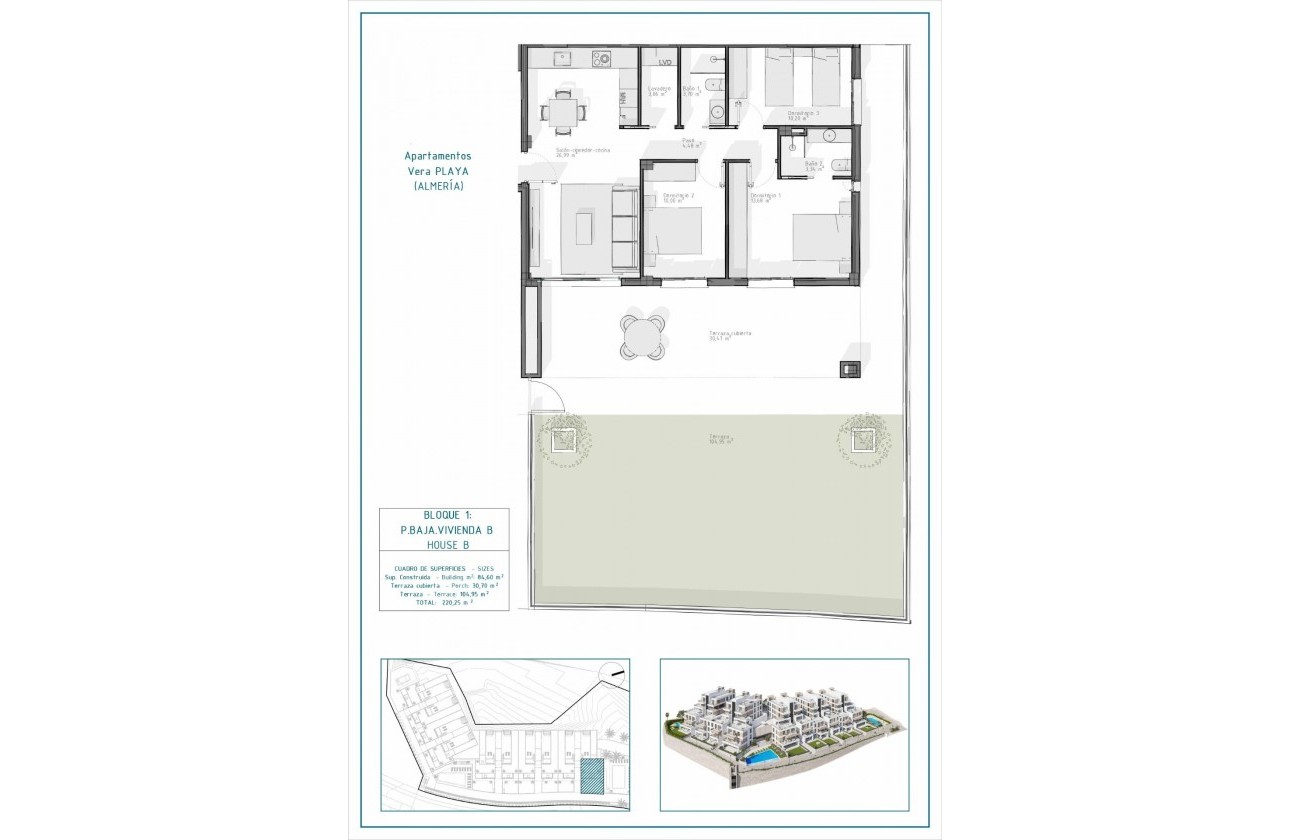 Nouvelle construction - Appartement - Vera - Pueblo Salinas