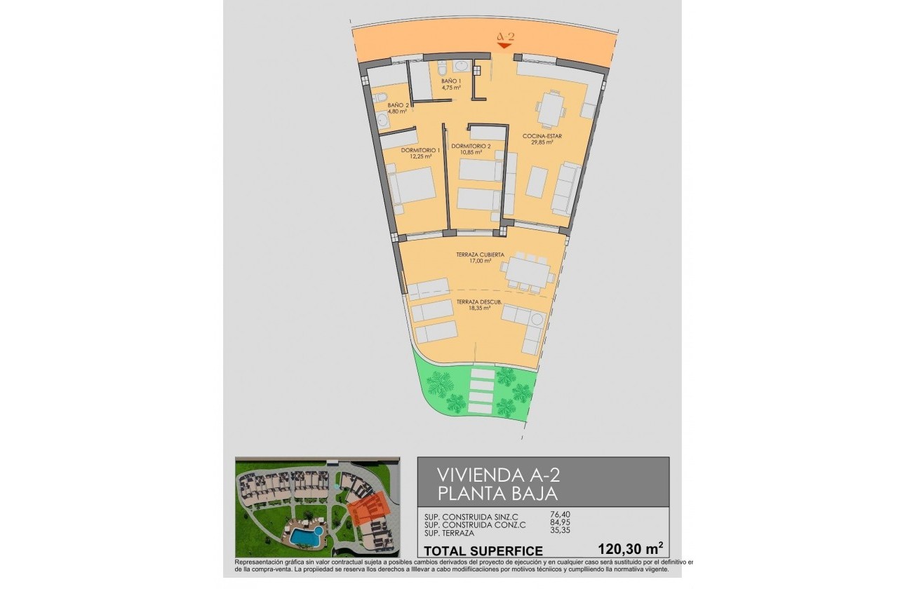 New Build - Apartment / flat - Los Alcázares - Serena Golf