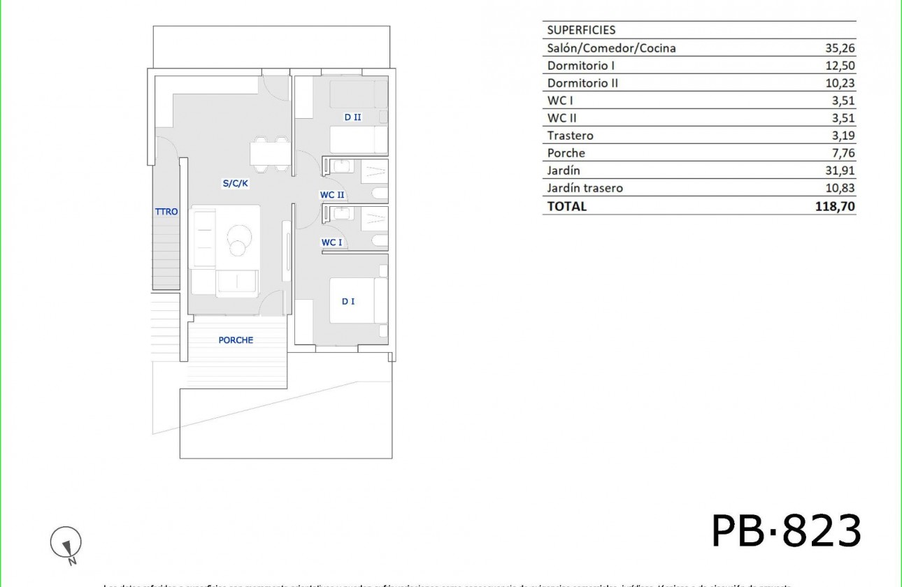 Nueva construcción  - Bungalow - San Miguel de Salinas - Pueblo