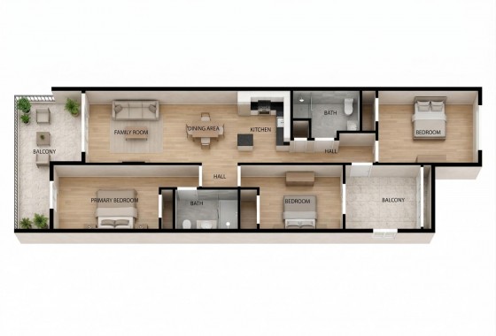 Revente - Appartement - Torrevieja - Los Frutales