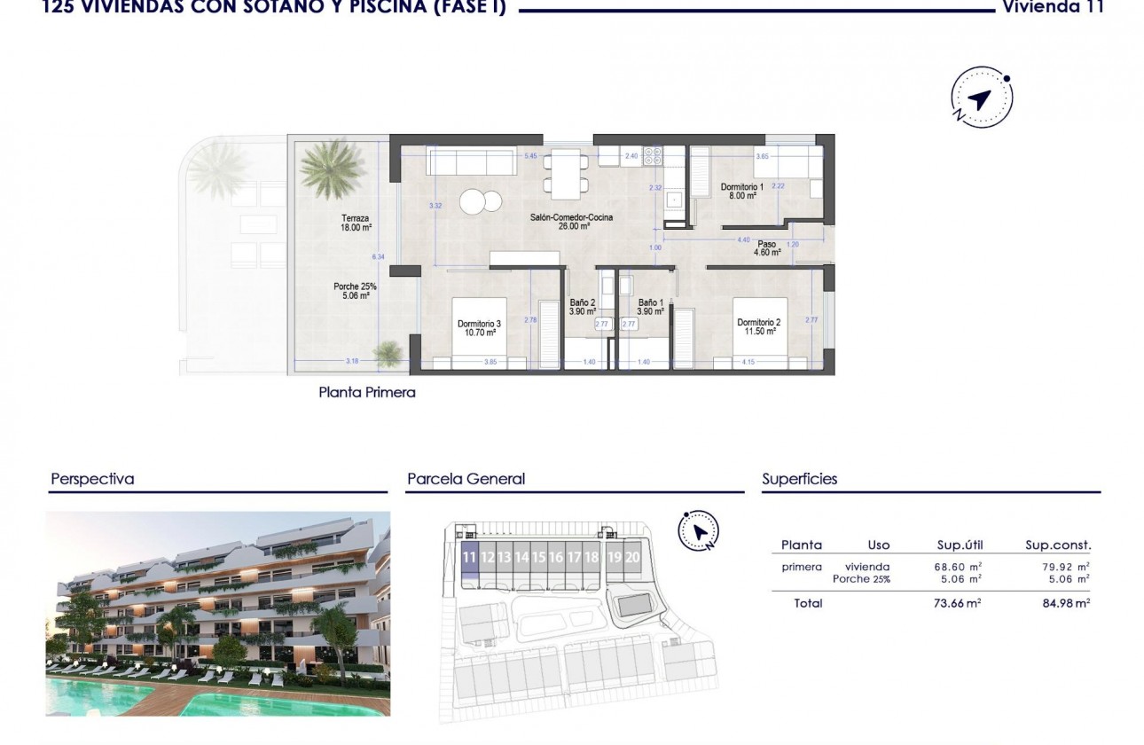 Nouvelle construction - Appartement - San Javier - Santiago de la Ribera
