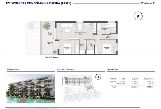 Nouvelle construction - Appartement - San Javier - Santiago de la Ribera