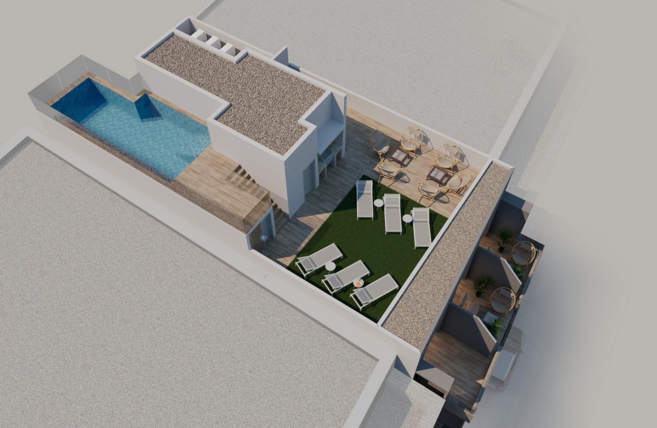 Nouvelle construction - Attique - Torrevieja - Playa de los Locos