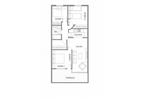 Revente - Appartement - Dehesa de campoamor - Altos de campoamor