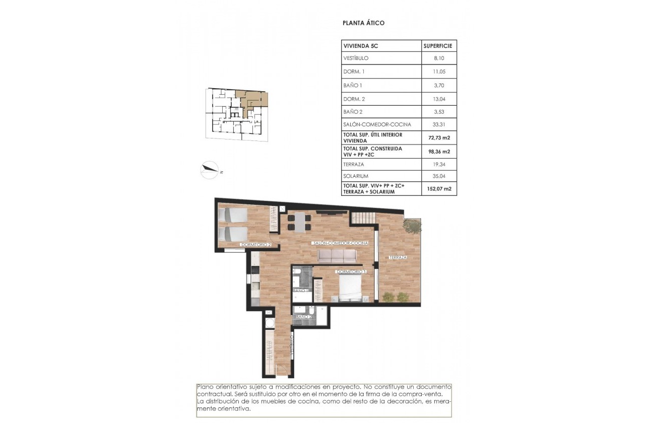 Nouvelle construction - Attique - Torrevieja - PARQUE DE LAS NACIONES