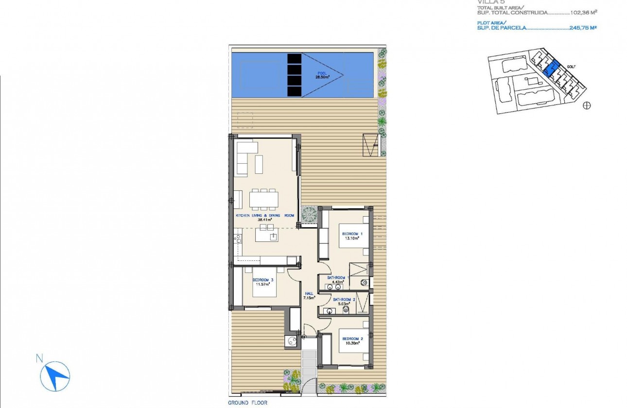 Nouvelle construction - Villa - Los Alcázares - Serena Golf