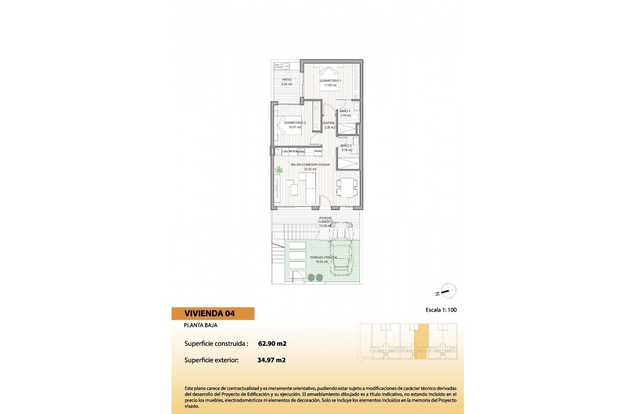 Nouvelle construction - Bungalow - San Pedro del Pinatar - El salero