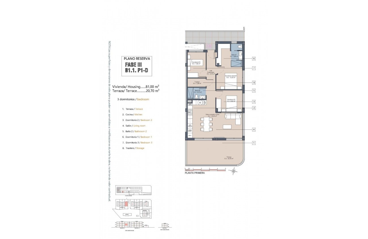 New Build - Apartment / flat - Los Alcázares - La Serena Golf