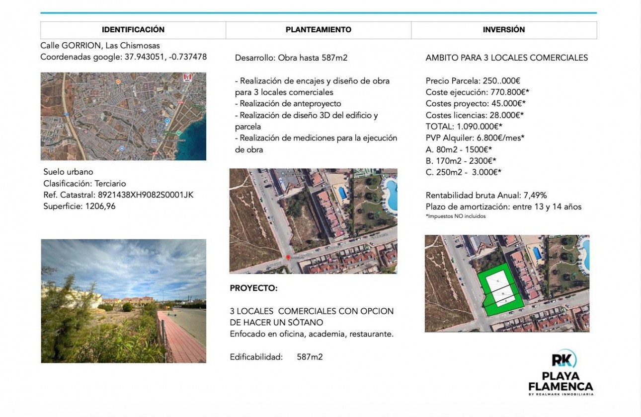 Reventa - Plot - Orihuela Costa - La Florida