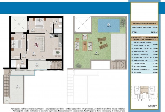 Nouvelle construction - Bungalow - San Pedro del Pinatar - Lo pagan
