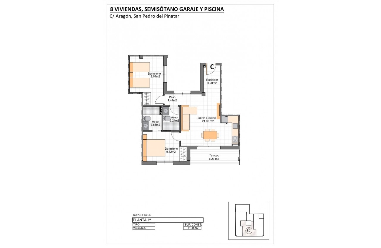 Nueva construcción  - Apartamento / piso - Lo Pagan