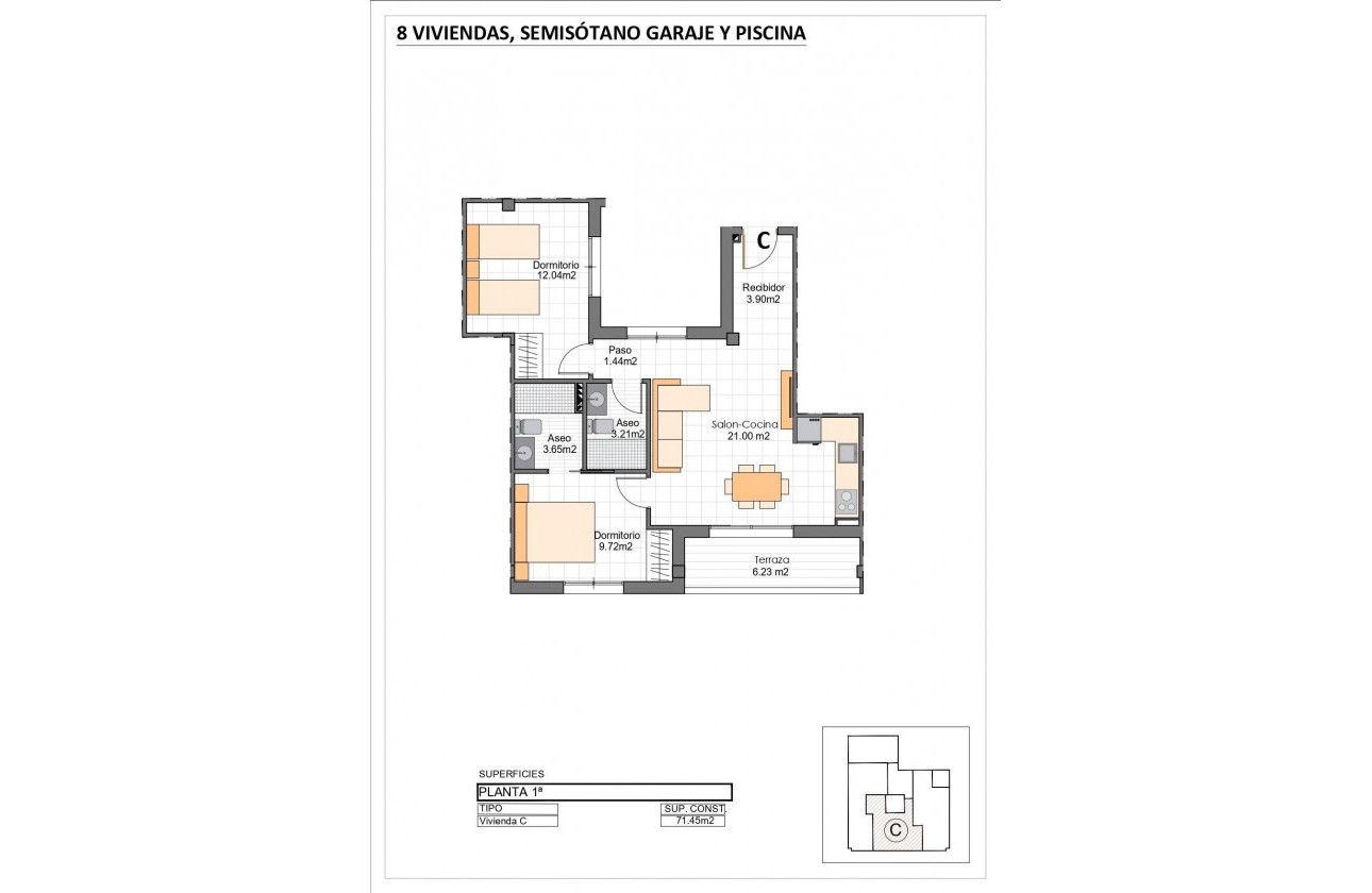 Nouvelle construction - Appartement - San Pedro del Pinatar - Lo pagan