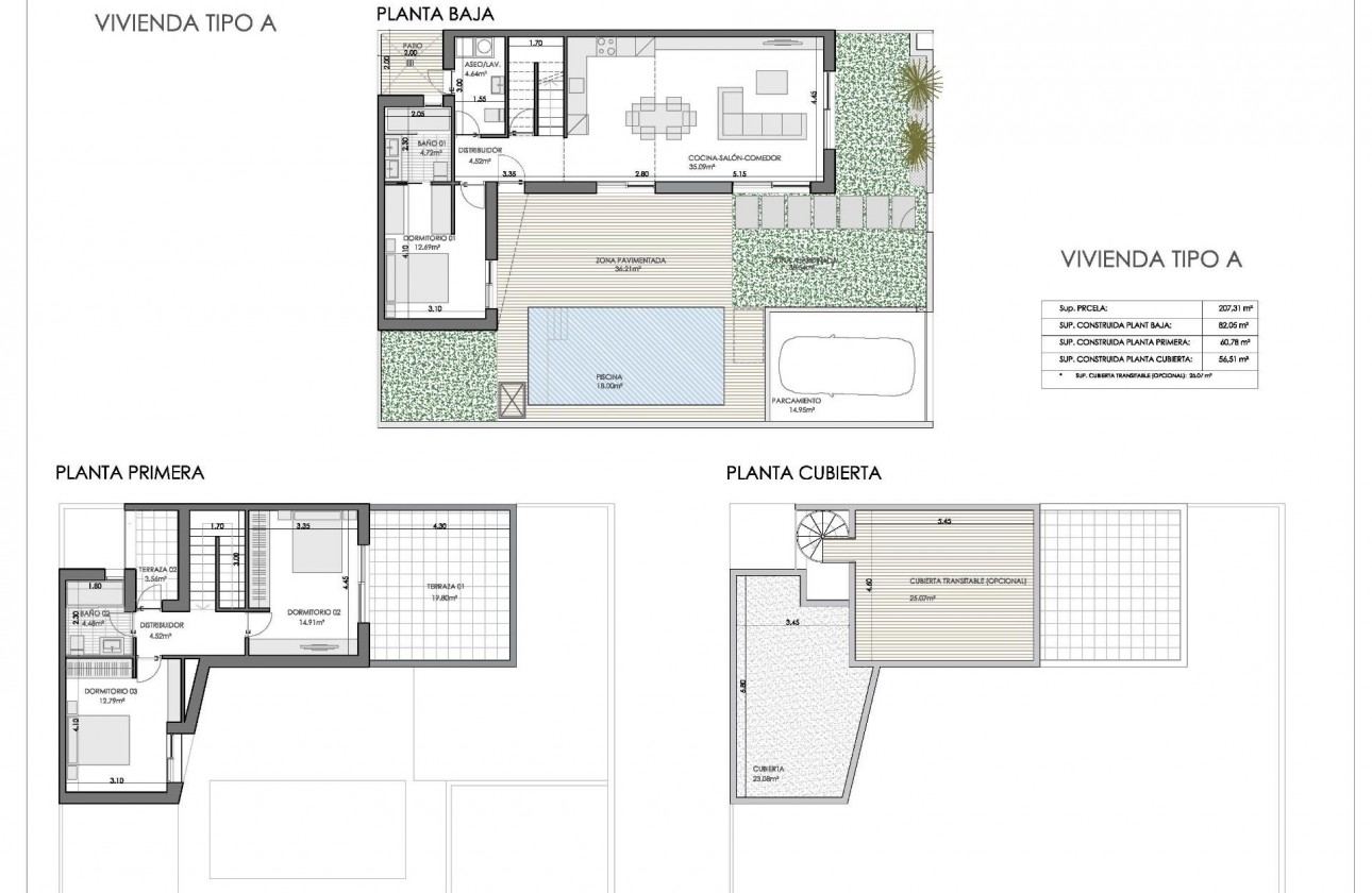New Build - Quad House - Bigastro - Loma Alta