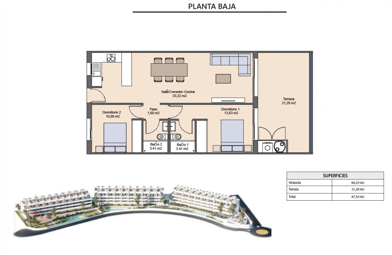 New Build - Apartment / flat - Finestrat - Balcón de finestrat