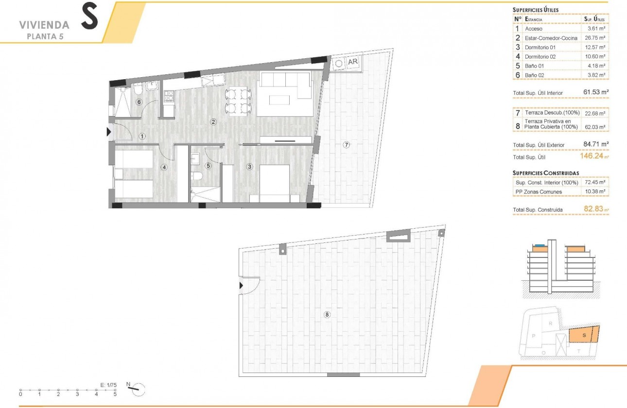 Nouvelle construction - Attique - Torrevieja - Centro