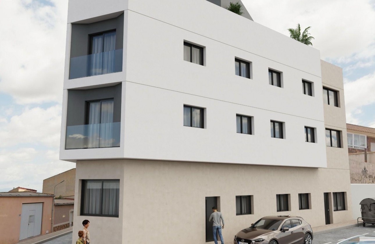 New Build - Apartment / flat - Mazarron - pueblo