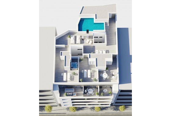Nouvelle construction - Attique - Torrevieja - Centro