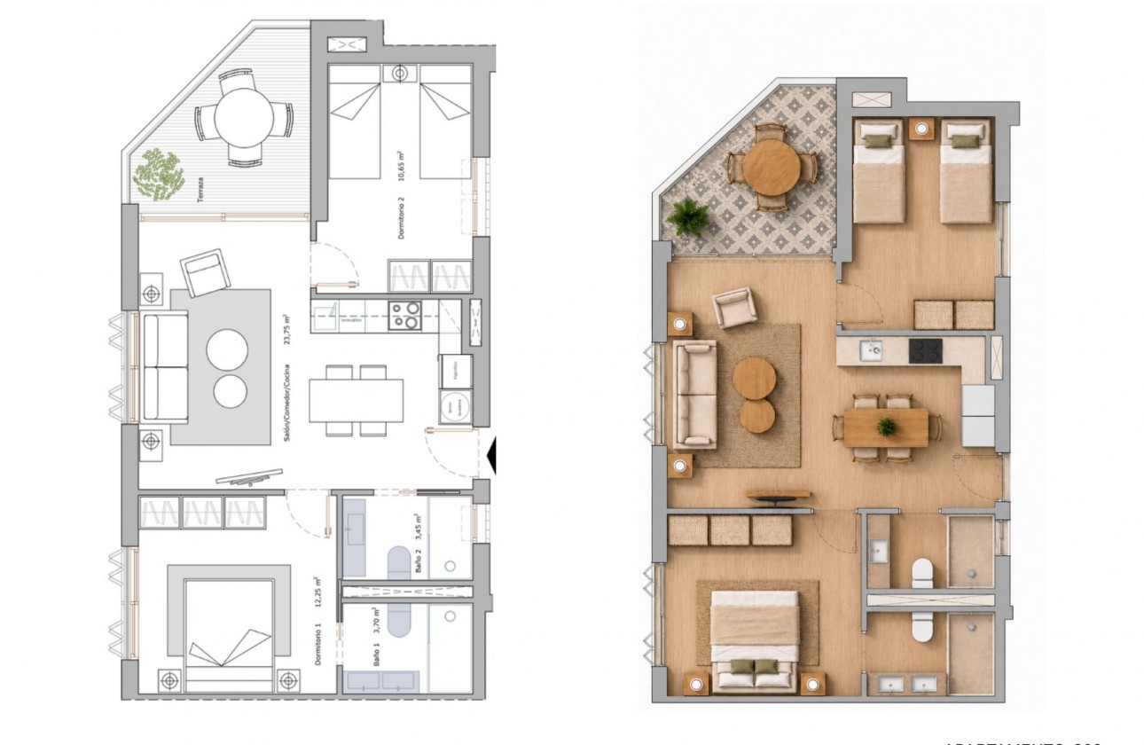 Nueva construcción  - Apartamento / piso - Lo Pagan