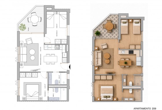 Nueva construcción  - Apartamento / piso - Lo Pagan