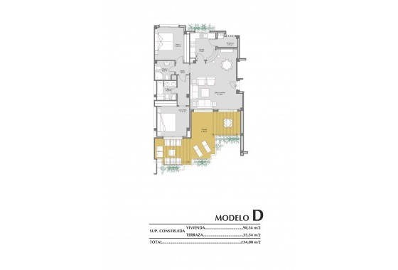 Nouvelle construction - Attique - Orihuela Costa - Lomas de Campoamor
