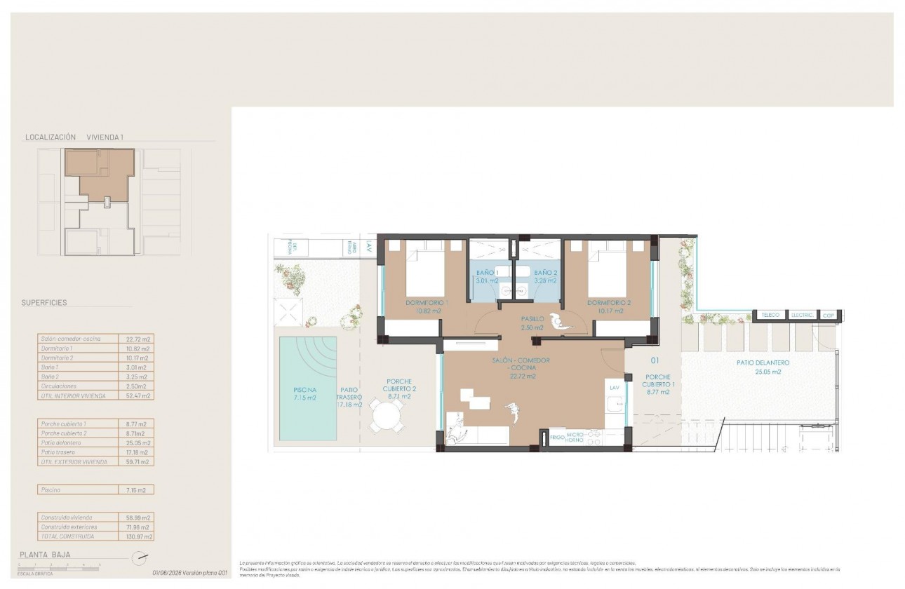 Nouvelle construction - Bungalow - San Pedro del Pinatar - MOLINO DEL CHIRRETE
