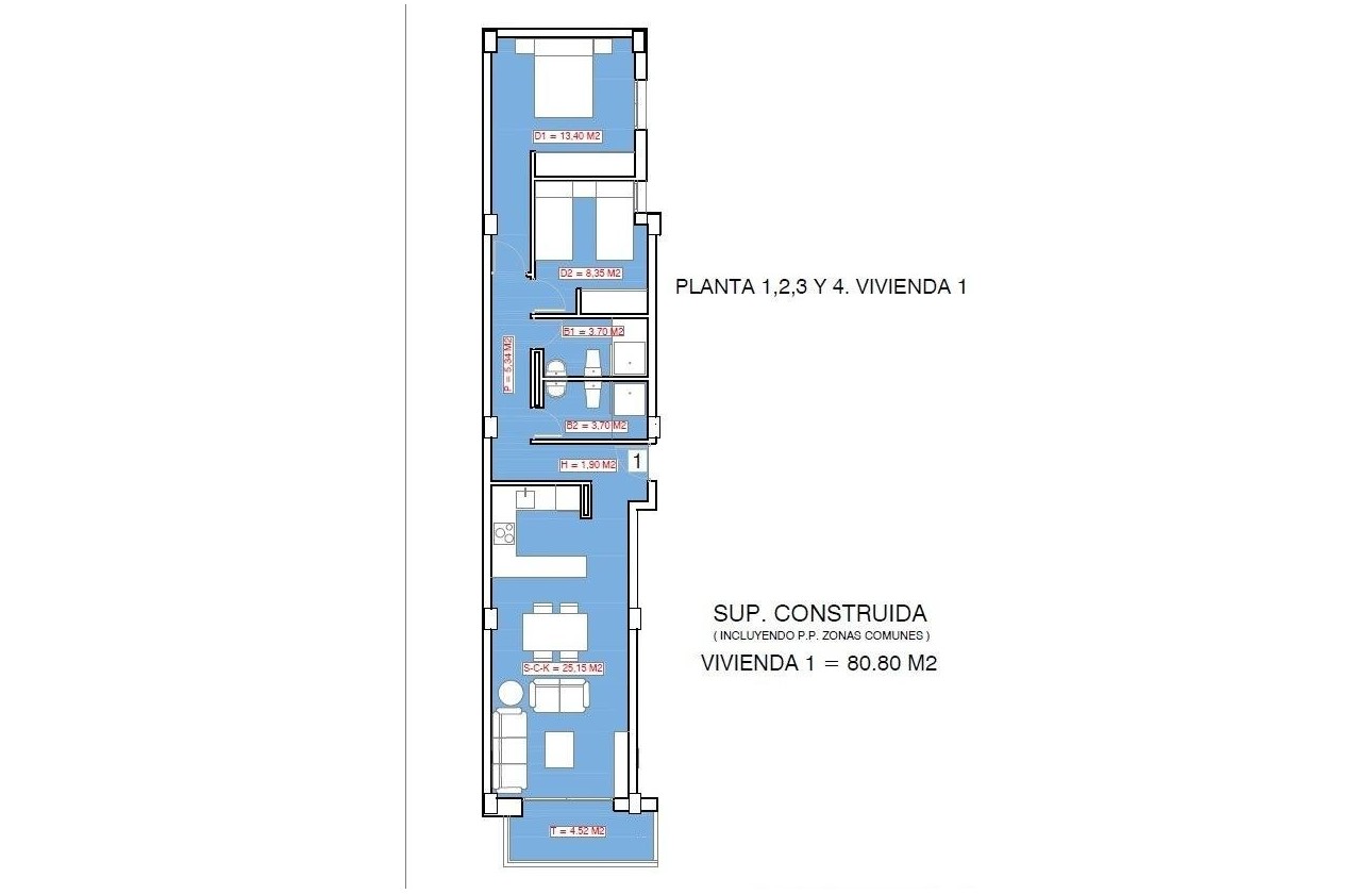 Nouvelle construction - Appartement - Torrevieja - Playa El Acequión