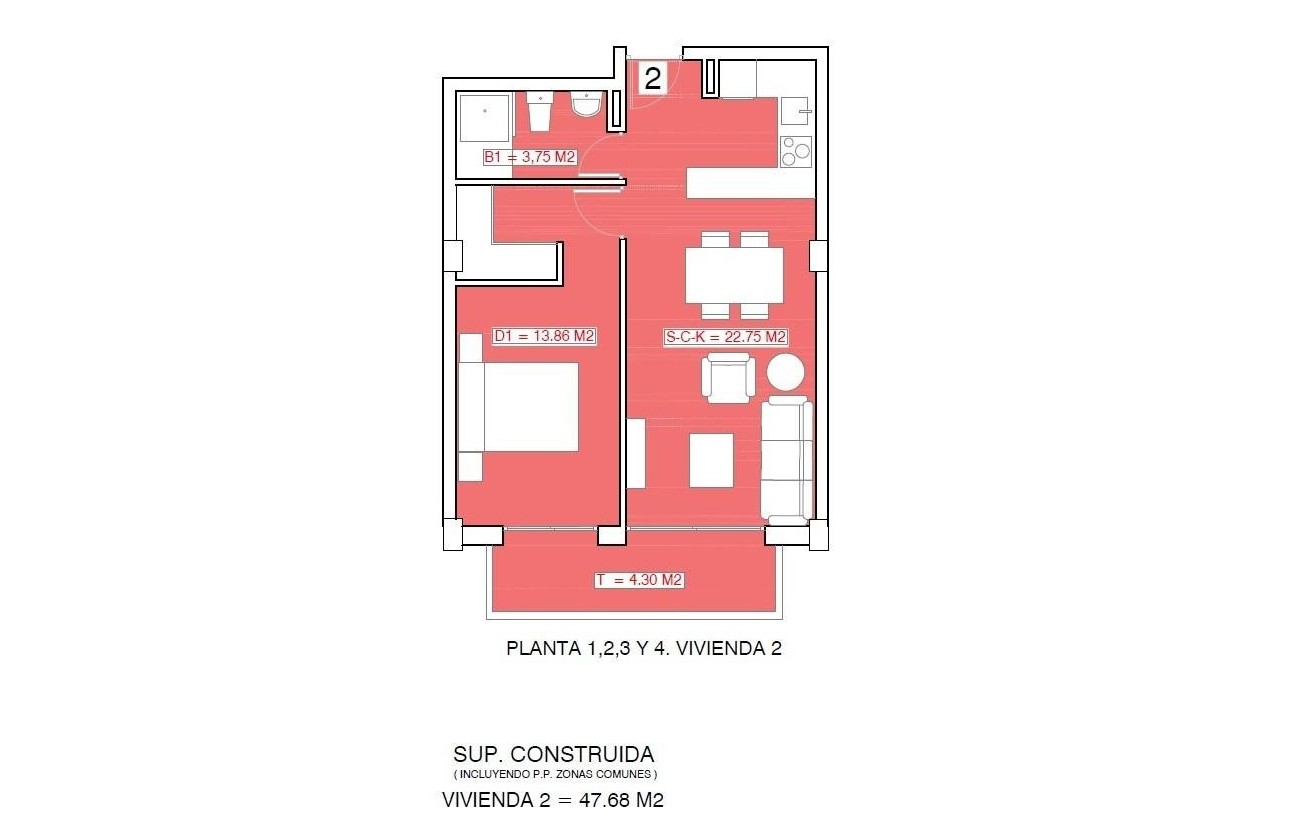 Nouvelle construction - Appartement - Torrevieja - Playa El Acequión