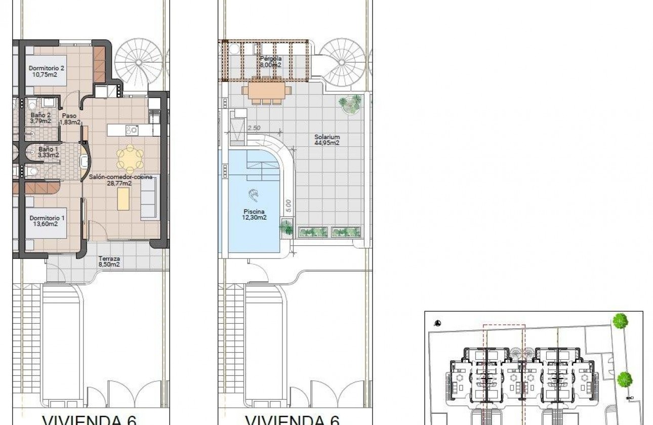 Nueva construcción  - Bungalow - Pilar de la Horadada - Zona Pueblo