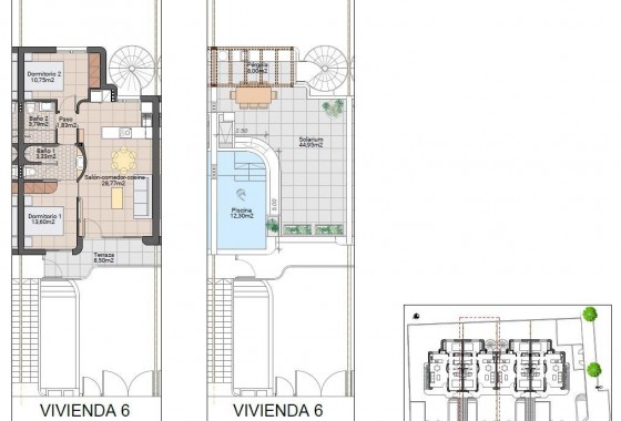 Nueva construcción  - Bungalow - Pilar de la Horadada - Zona Pueblo