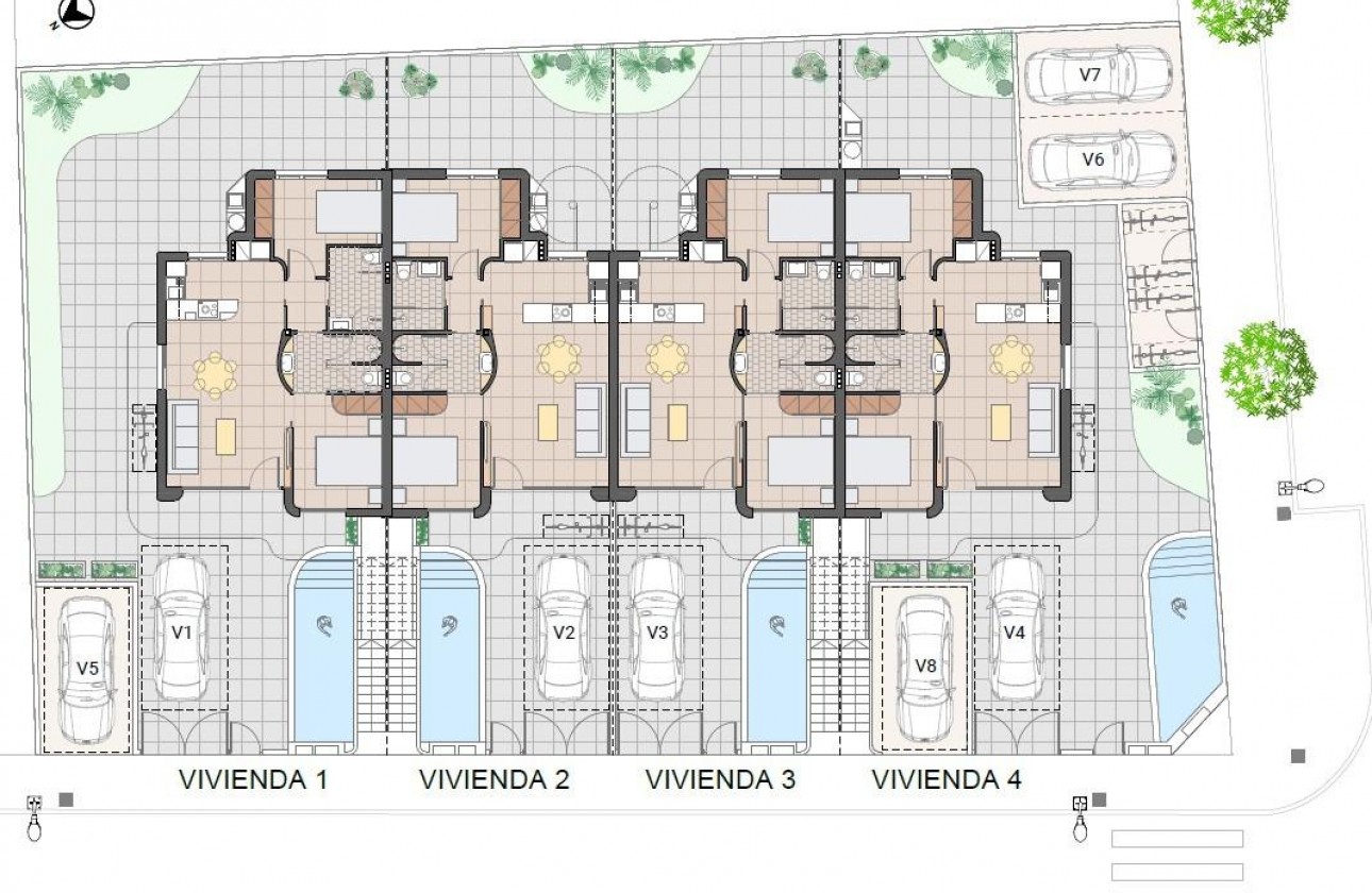 Nueva construcción  - Bungalow - Pilar de la Horadada - Zona Pueblo