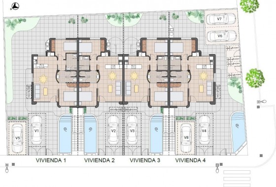 Nueva construcción  - Bungalow - Pilar de la Horadada - Zona Pueblo