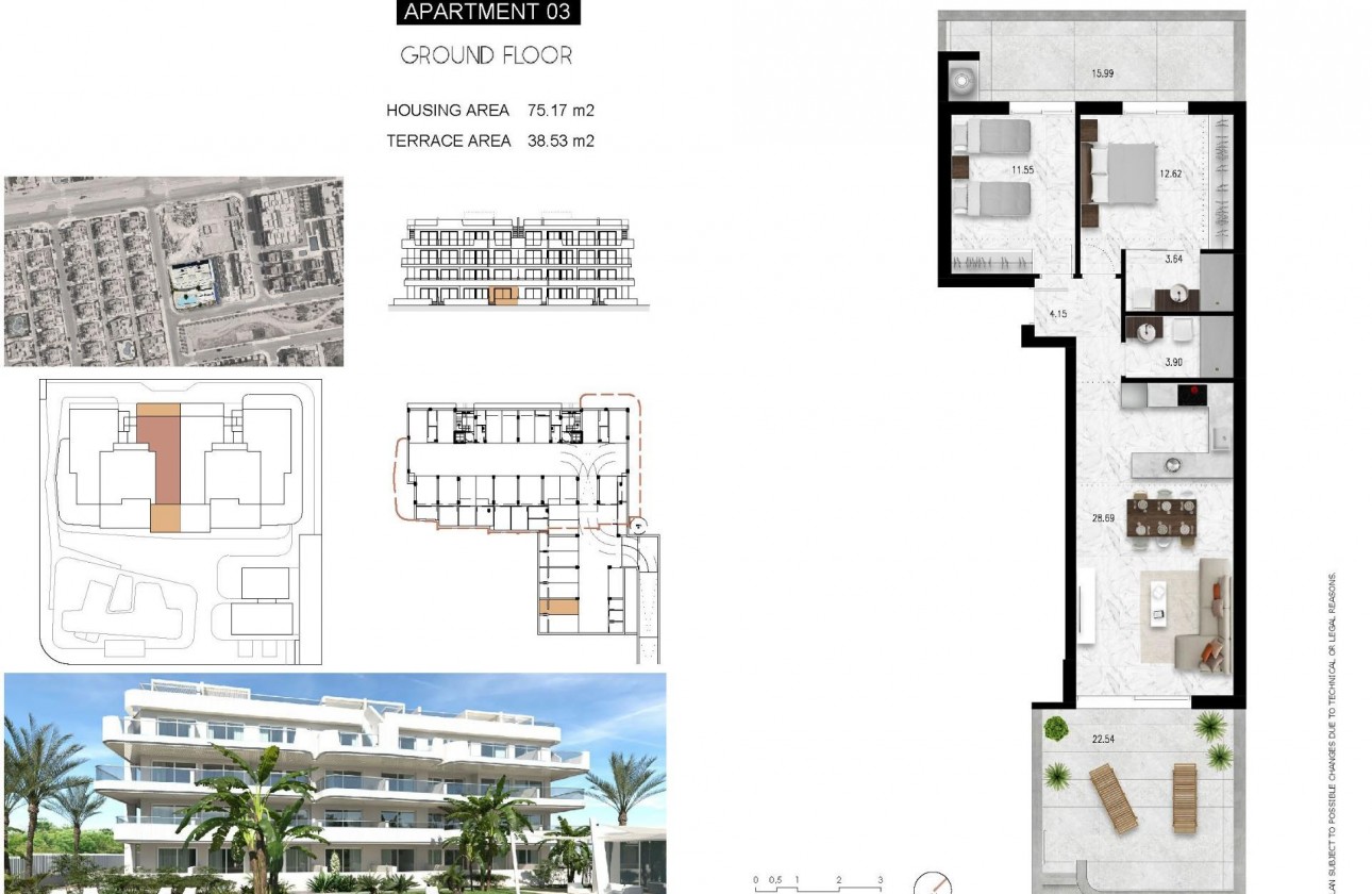 New Build - Apartment / flat - Orihuela Costa - Lomas de Cabo Roig