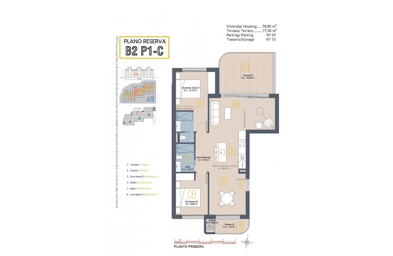 Nouvelle construction - Appartement - Los Alcázares - Serena Golf