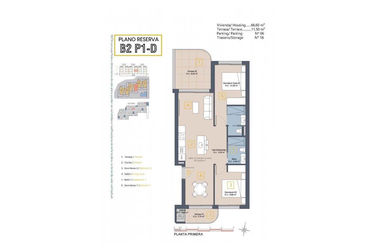 New Build - Apartment / flat - Los Alcázares - Serena Golf
