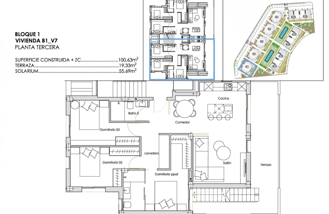 Nouvelle construction - Attique - Torre - Pacheco - Santa Rosalia Lake And Life Resort