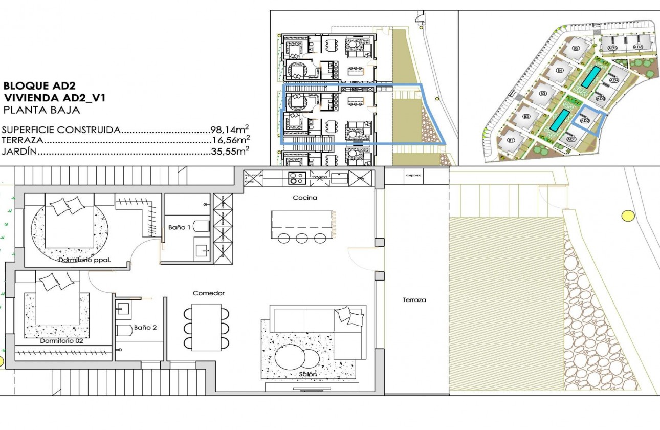 Nouvelle construction - Bungalow - Torre - Pacheco - Santa Rosalia Lake And Life Resort