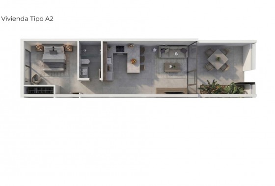 Nouvelle construction - Appartement - Vera - Vera playa