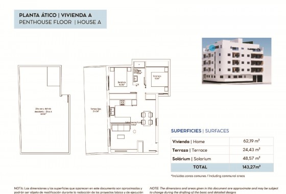 Nouvelle construction - Attique - Torrevieja - pueblo