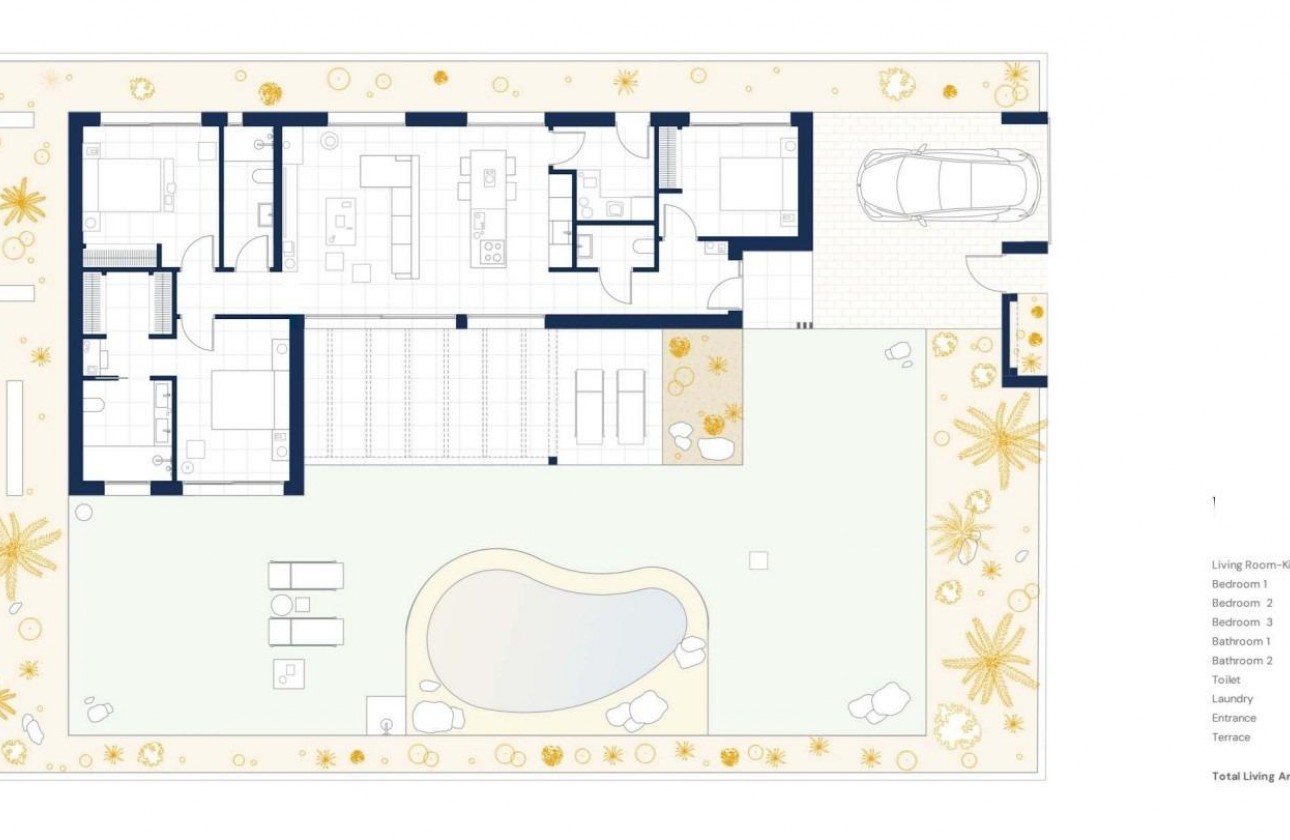Nouvelle construction - Villa - BAÑOS Y MENDIGO - Altaona Golf